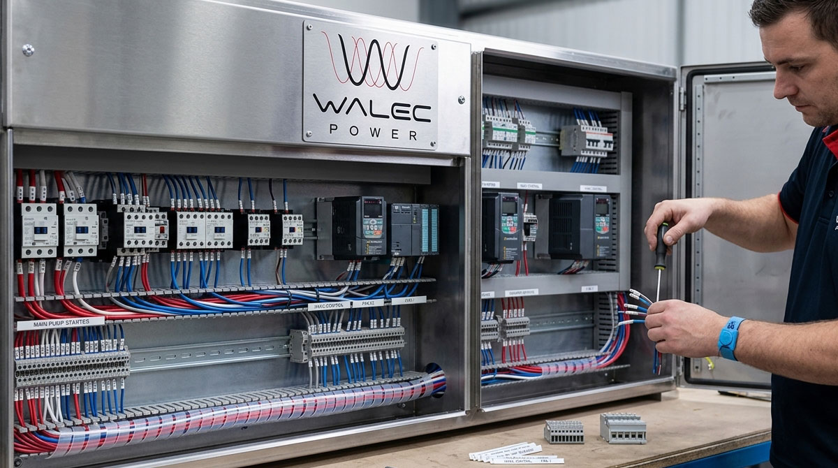 Mechanical switchboards and control panels